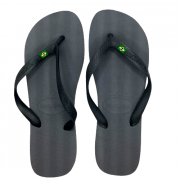 Havaianas Unisex Brazil Black Slippers