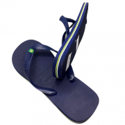 Havaianas Unisex Brasil Navy Blue Slippers