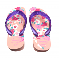 Havaianas Kids Flores Macaron Pink Slippers