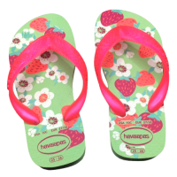 Havaianas Kids Flores Green Garden Slippers