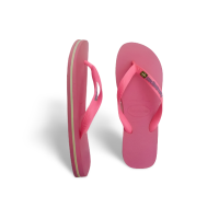Havaianas Brasil Logo Crystal Rose Slippers