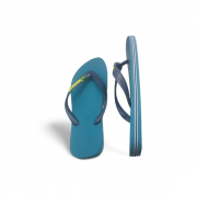Havaianas Brasil Logo Nautical Blue Slippers