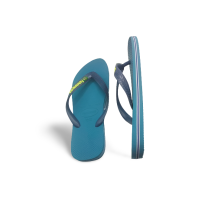 Havaianas Brasil Logo Nautical Blue Slippers