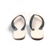 Havaianas Max White & Grey Slippers for Kids