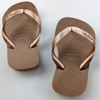 Havaianas Women Top Tiras Rose Gold Slippers